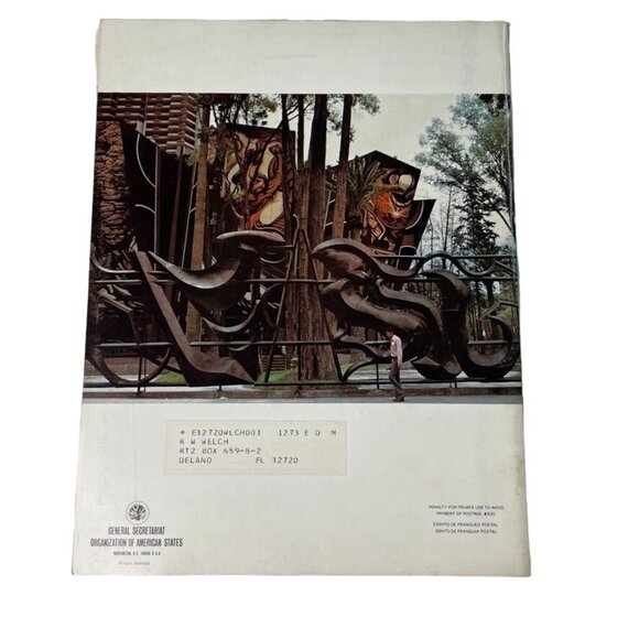 Américas Magazine Vol 24 No 10 1972 Pioneering The Amazon Cultural History Art u - Picture 2 of 7